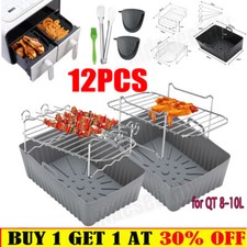 12PC Silicone Air Fryer Liner