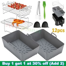 12PC Air Fryer Silicone Liner
