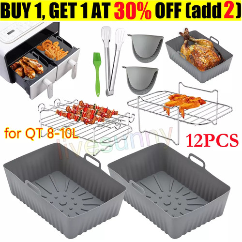 12x silicone air fryer - silicone,
