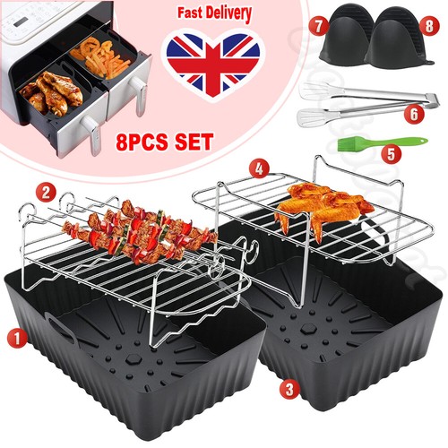 Silicone air fryer - silicone, rack