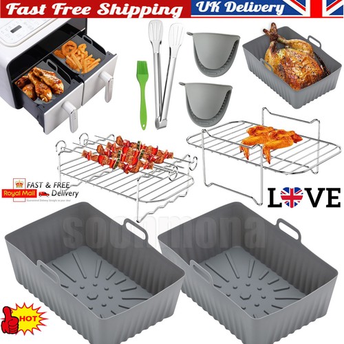 12x air fryer accessories set - air,
